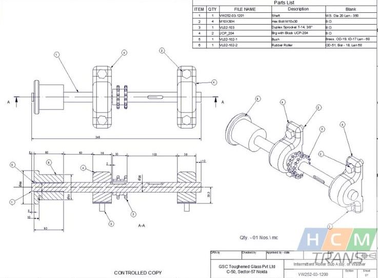 Dịch thuật bản vẻ kỹ thuật chính xác tại HCMTRANS